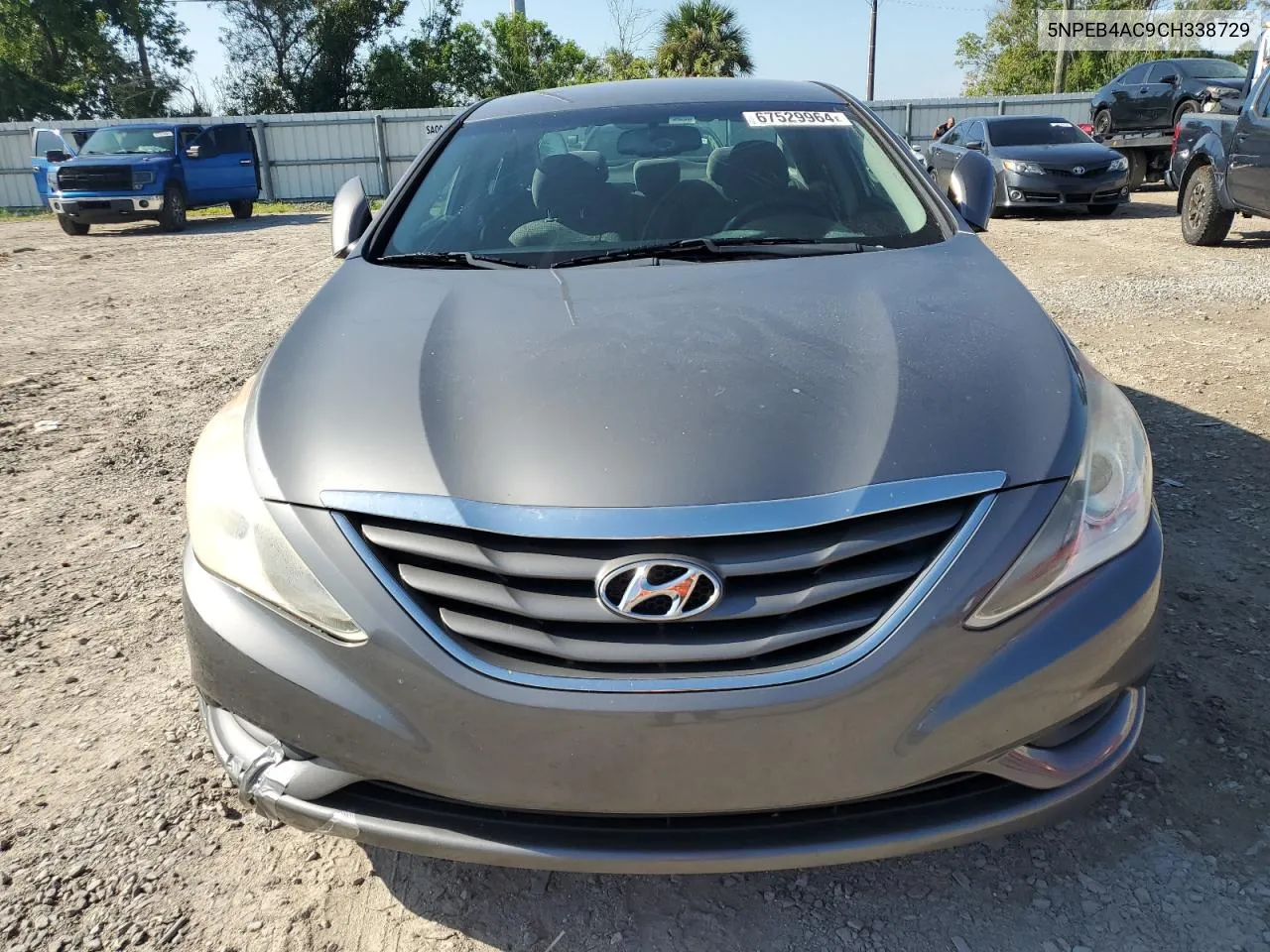 2012 Hyundai Sonata Gls VIN: 5NPEB4AC9CH338729 Lot: 67529964