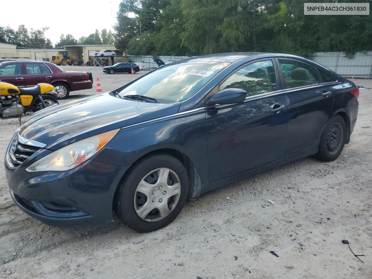 5NPEB4AC3CH361830 2012 Hyundai Sonata Gls