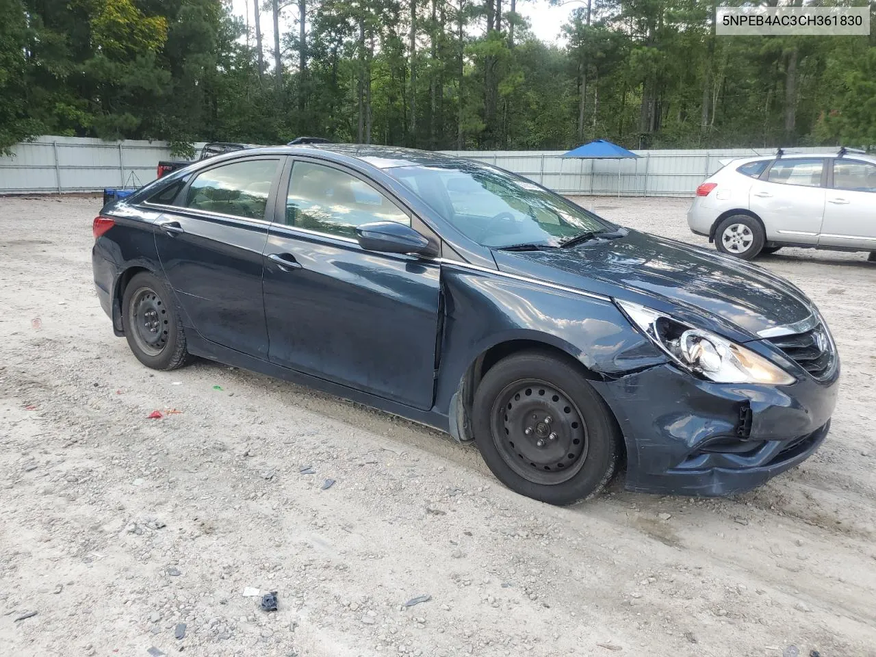 5NPEB4AC3CH361830 2012 Hyundai Sonata Gls