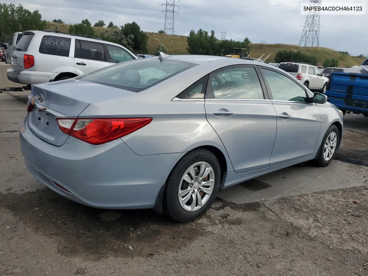 5NPEB4AC0CH464123 2012 Hyundai Sonata Gls