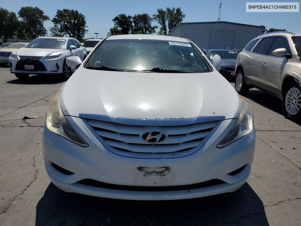 5NPEB4AC1CH480315 2012 Hyundai Sonata Gls