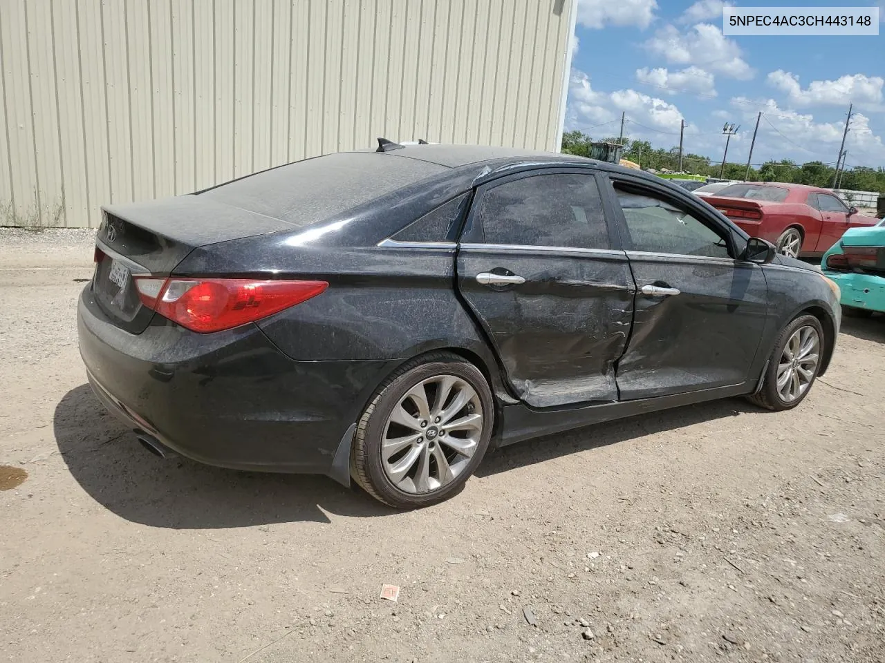 2012 Hyundai Sonata Se VIN: 5NPEC4AC3CH443148 Lot: 68332994