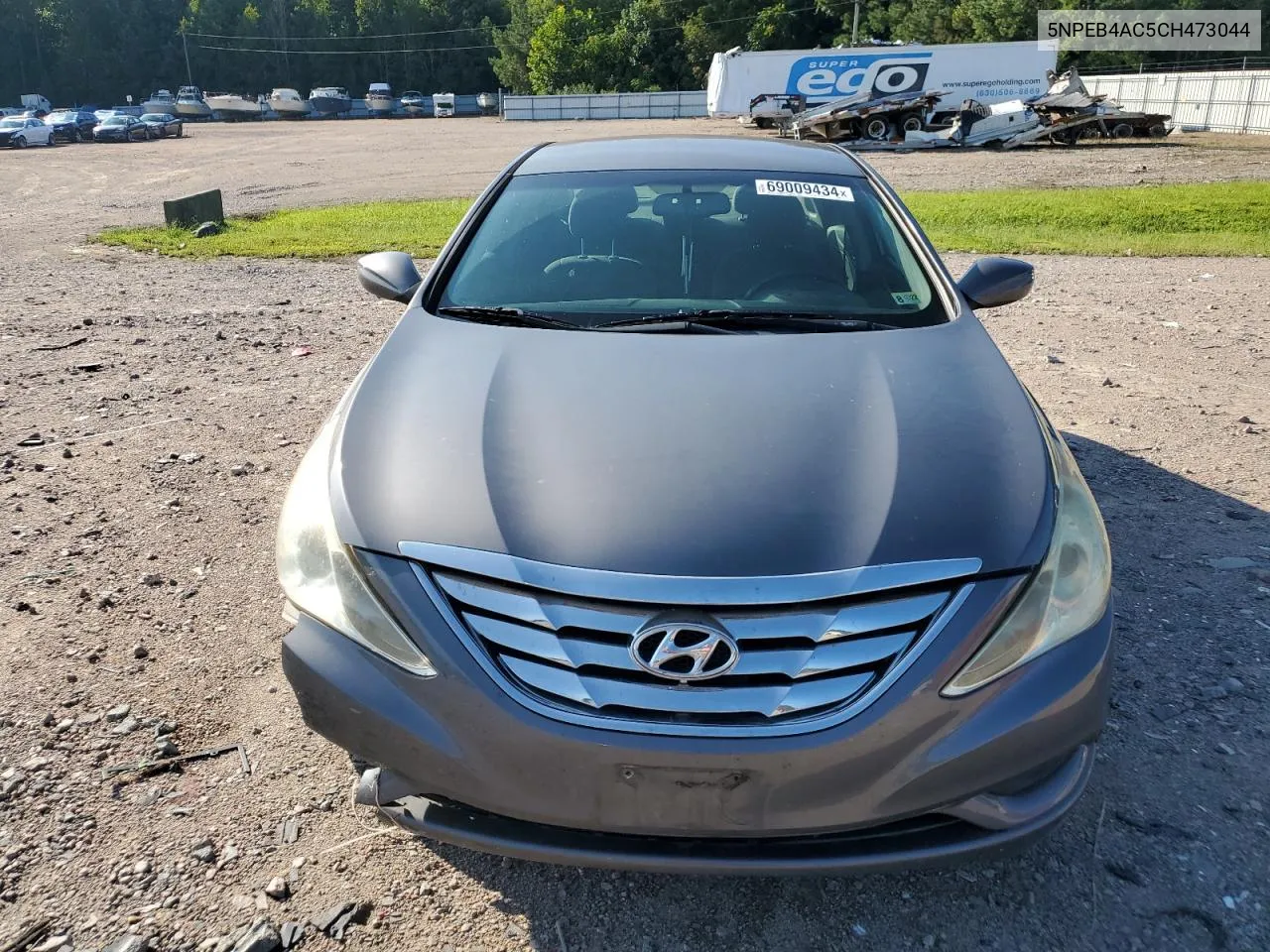 2012 Hyundai Sonata Gls VIN: 5NPEB4AC5CH473044 Lot: 69009434