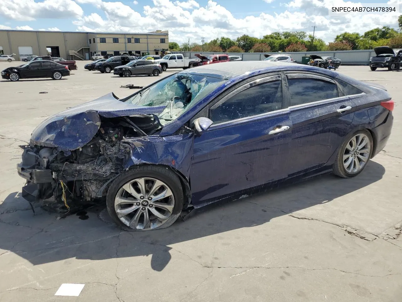 2012 Hyundai Sonata Se VIN: 5NPEC4AB7CH478394 Lot: 69279174