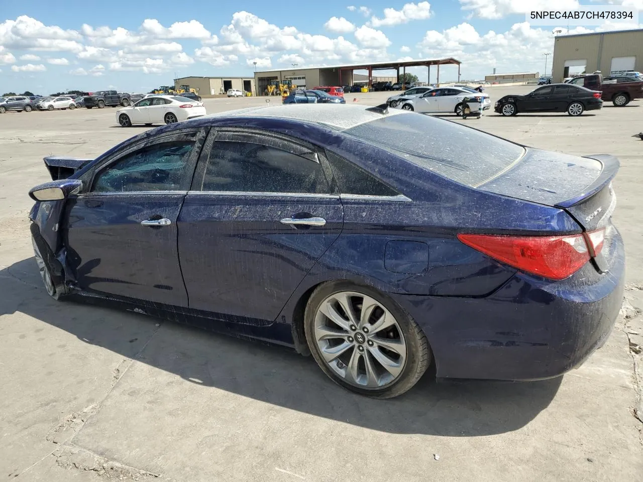 2012 Hyundai Sonata Se VIN: 5NPEC4AB7CH478394 Lot: 69279174