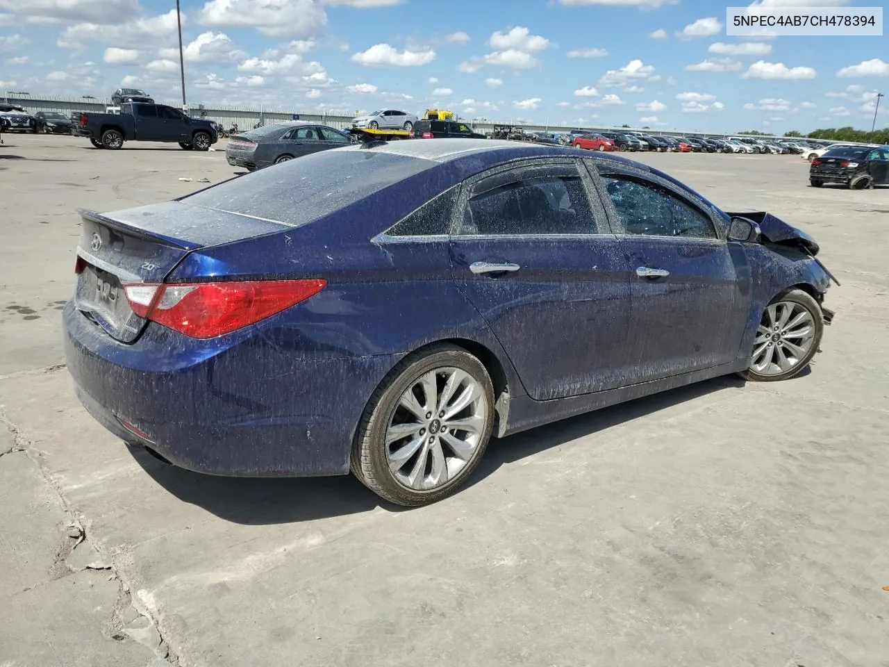 2012 Hyundai Sonata Se VIN: 5NPEC4AB7CH478394 Lot: 69279174