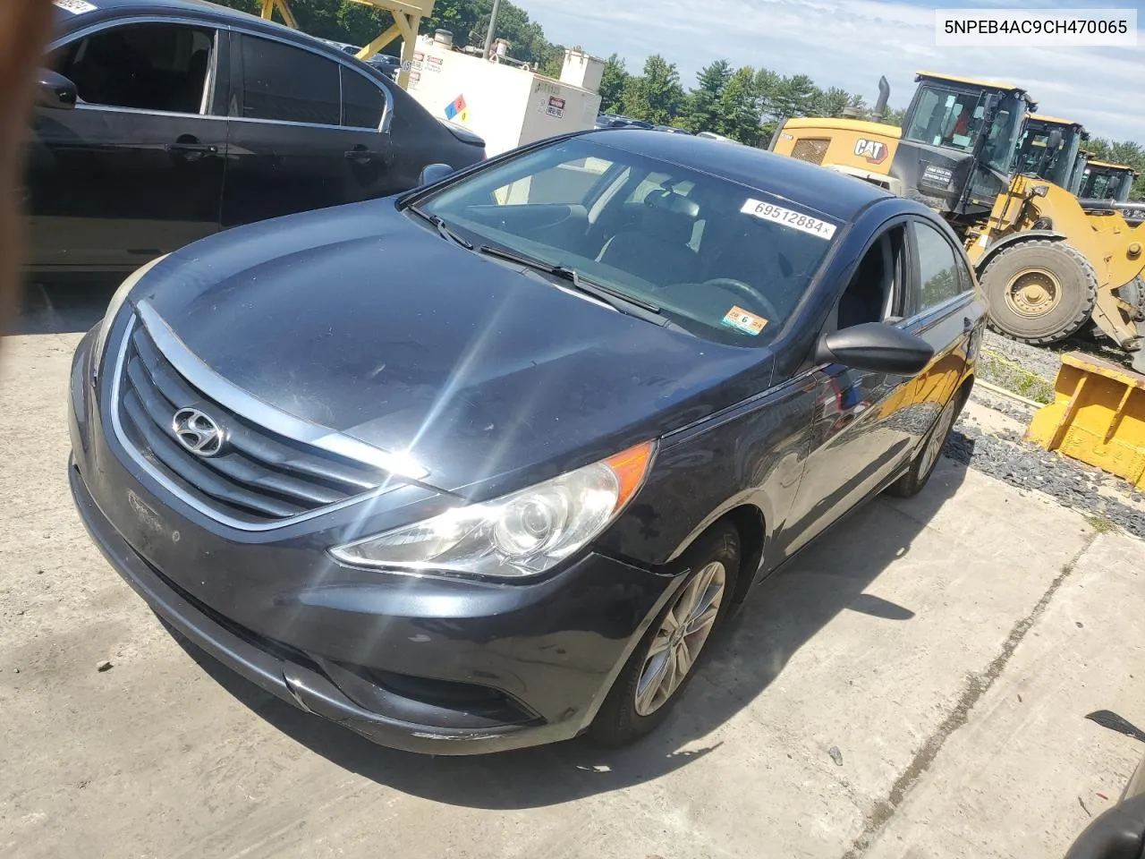 2012 Hyundai Sonata Gls VIN: 5NPEB4AC9CH470065 Lot: 69512884