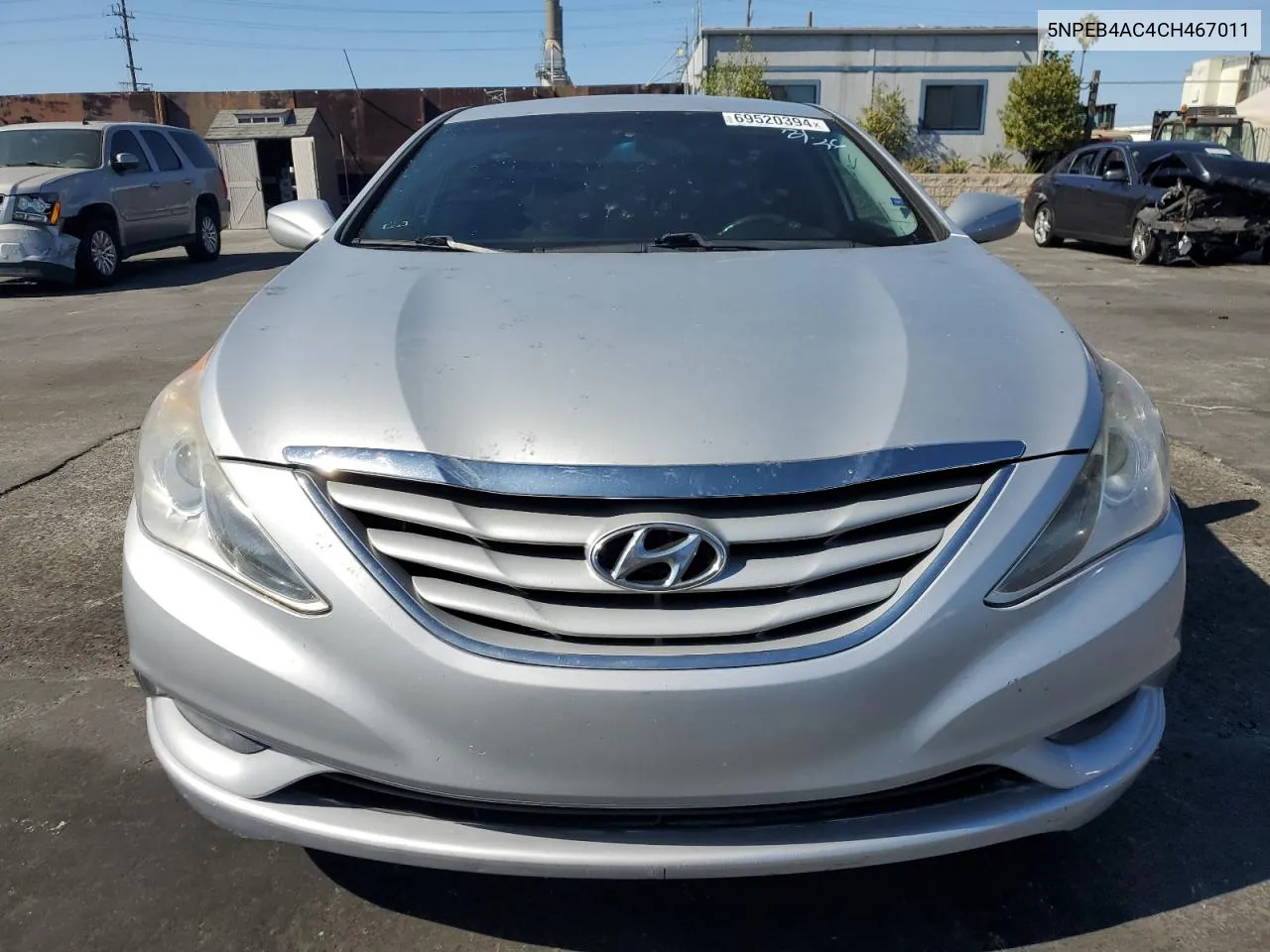 5NPEB4AC4CH467011 2012 Hyundai Sonata Gls