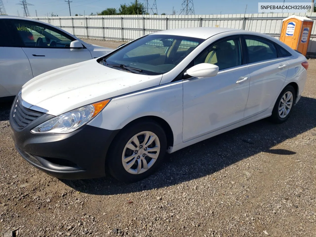 5NPEB4AC4CH325659 2012 Hyundai Sonata Gls