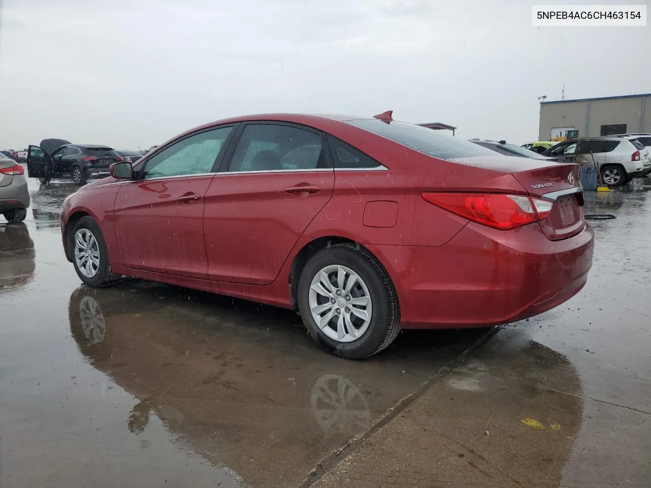 2012 Hyundai Sonata Gls VIN: 5NPEB4AC6CH463154 Lot: 69799564