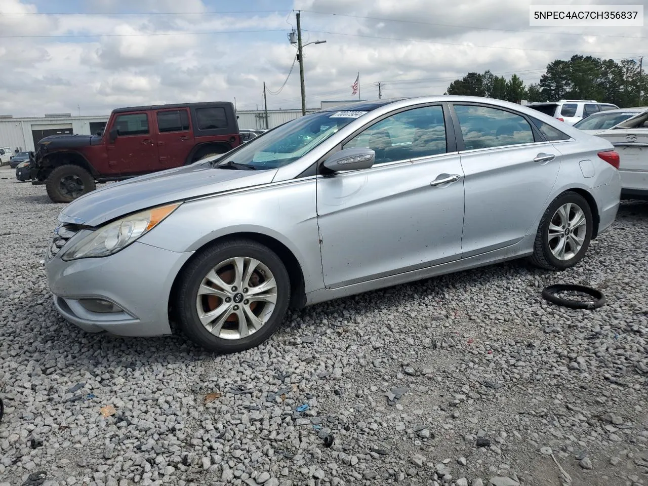 2012 Hyundai Sonata Se VIN: 5NPEC4AC7CH356837 Lot: 70067934