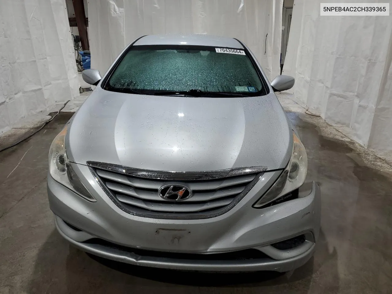 2012 Hyundai Sonata Gls VIN: 5NPEB4AC2CH339365 Lot: 70435664