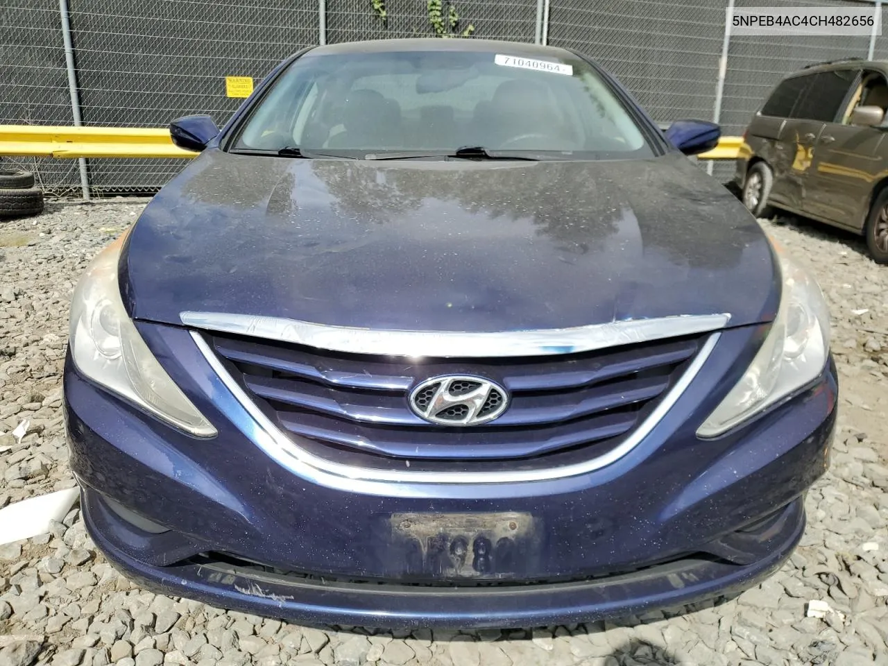 2012 Hyundai Sonata Gls VIN: 5NPEB4AC4CH482656 Lot: 71040964