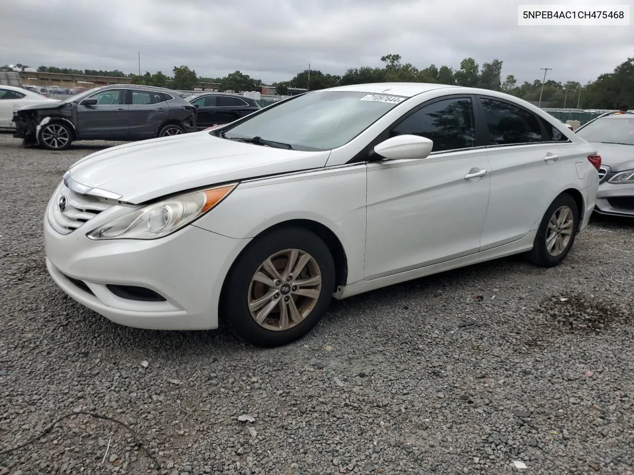 2012 Hyundai Sonata Gls VIN: 5NPEB4AC1CH475468 Lot: 71097644