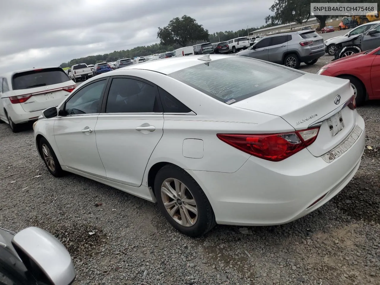 2012 Hyundai Sonata Gls VIN: 5NPEB4AC1CH475468 Lot: 71097644