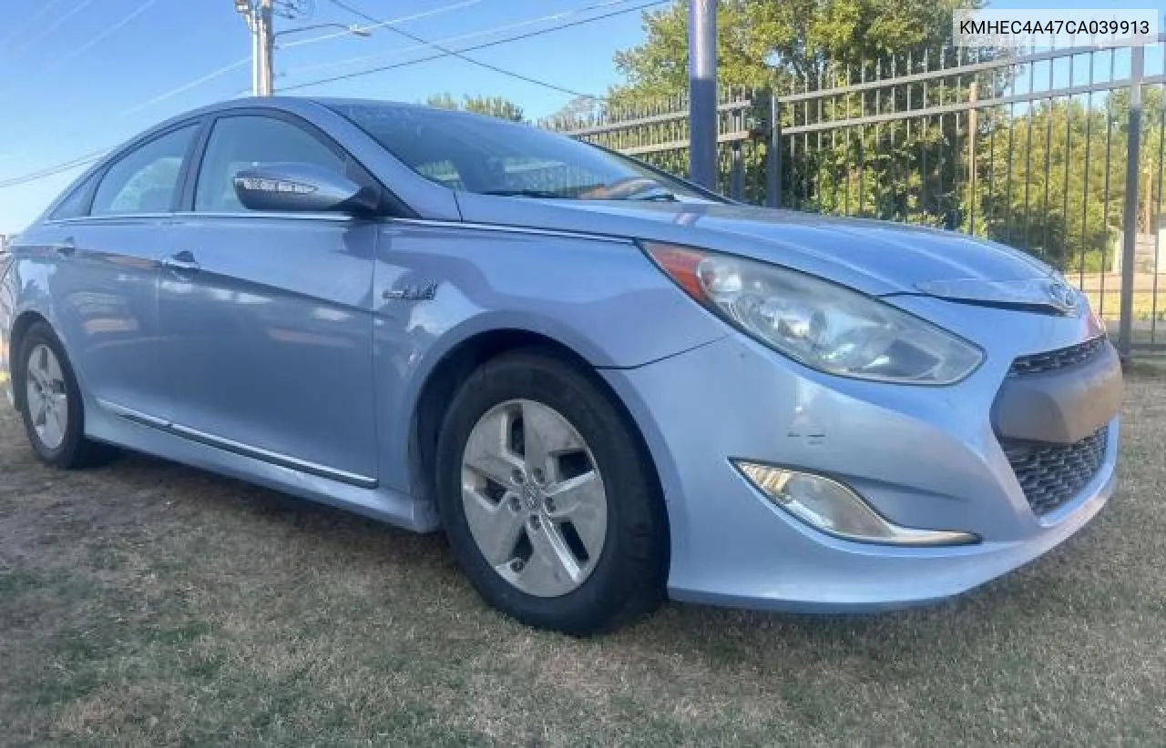 2012 Hyundai Sonata Hybrid VIN: KMHEC4A47CA039913 Lot: 71129004