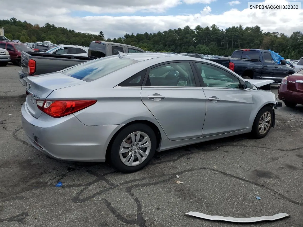 2012 Hyundai Sonata Gls VIN: 5NPEB4AC6CH332032 Lot: 71385494