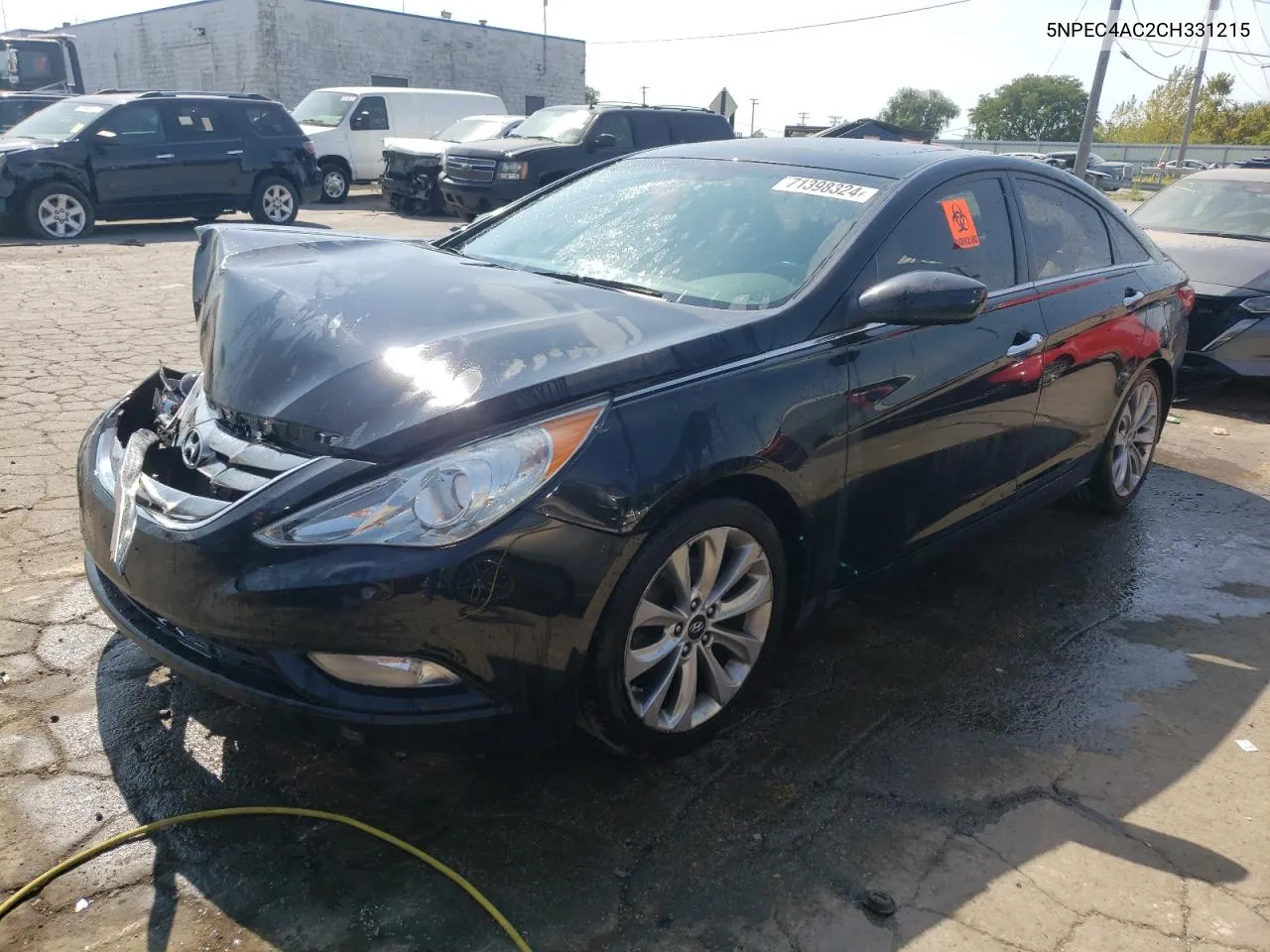 2012 Hyundai Sonata Se VIN: 5NPEC4AC2CH331215 Lot: 71398324