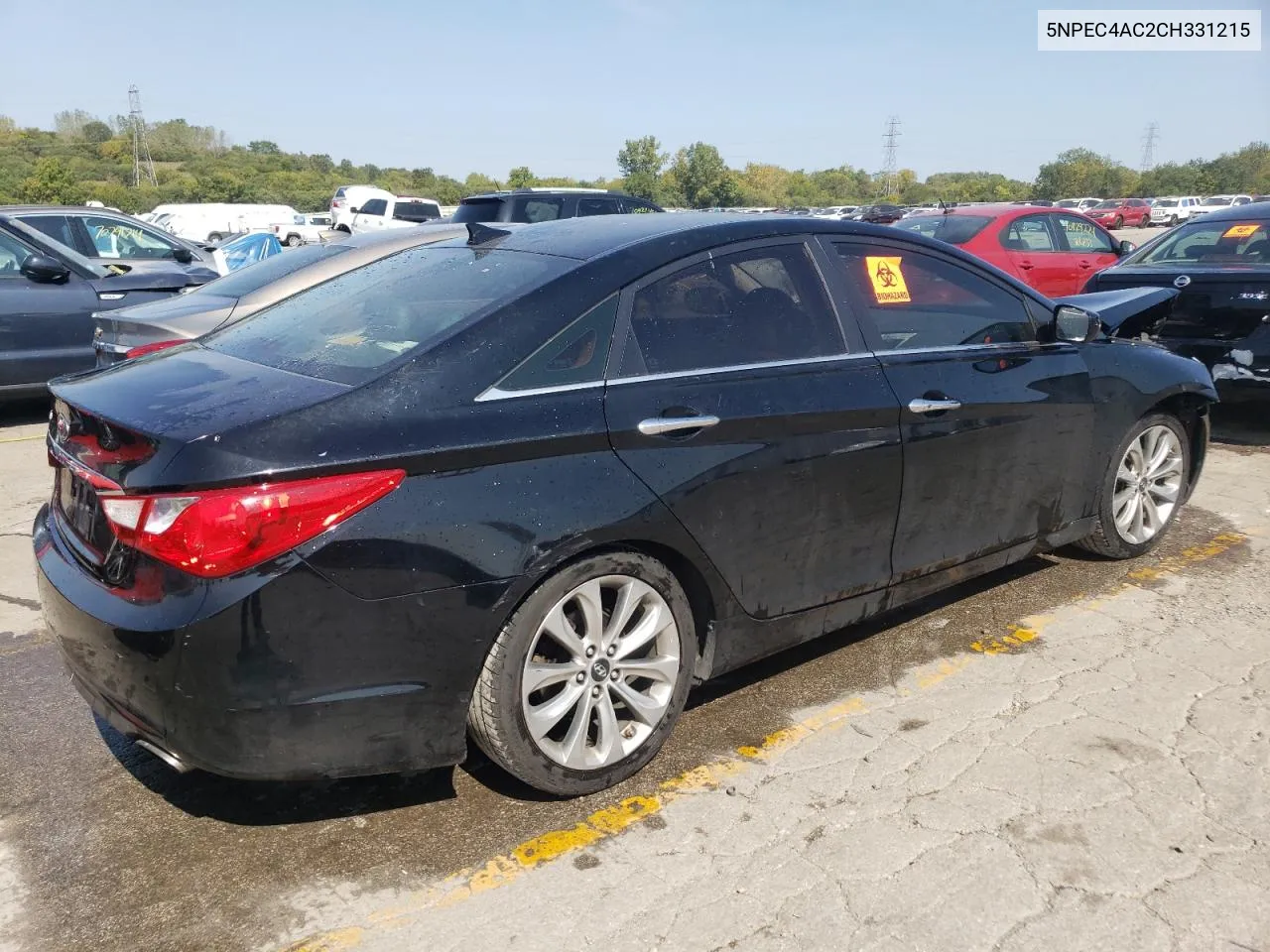 2012 Hyundai Sonata Se VIN: 5NPEC4AC2CH331215 Lot: 71398324