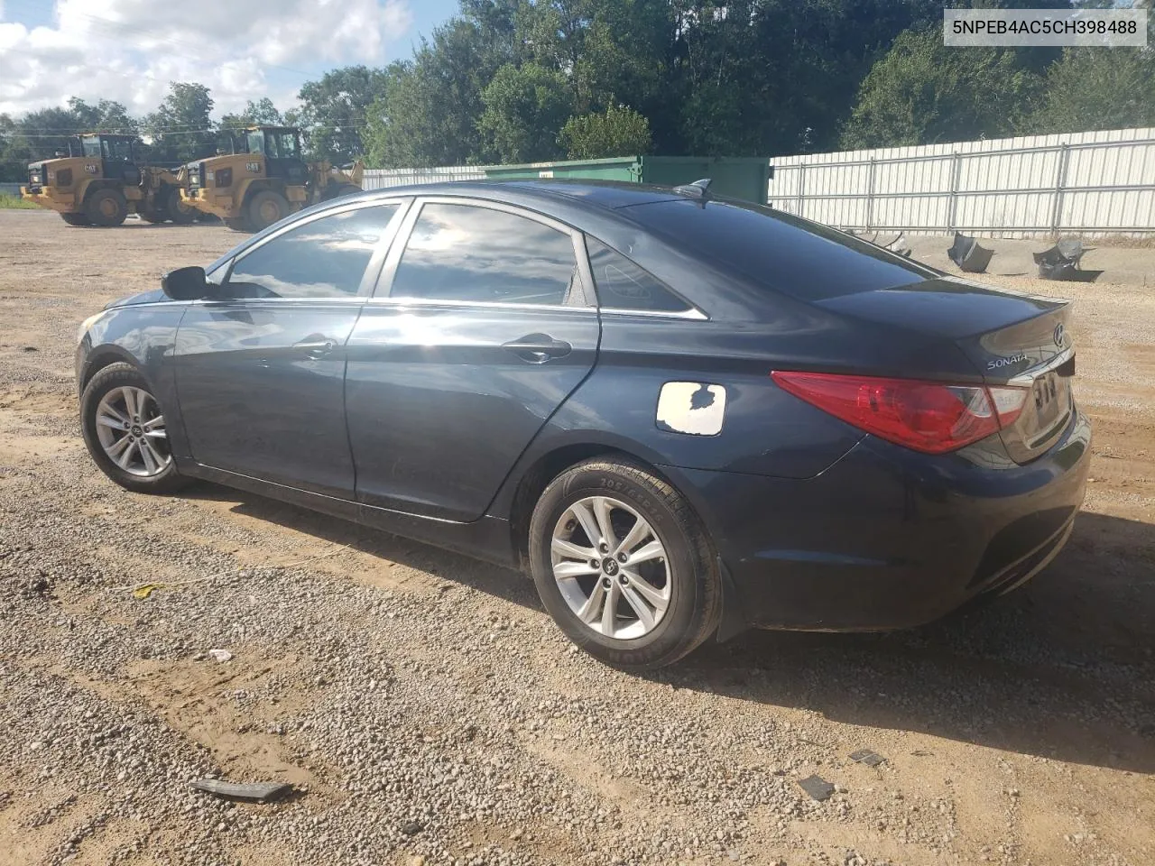 2012 Hyundai Sonata Gls VIN: 5NPEB4AC5CH398488 Lot: 71444214