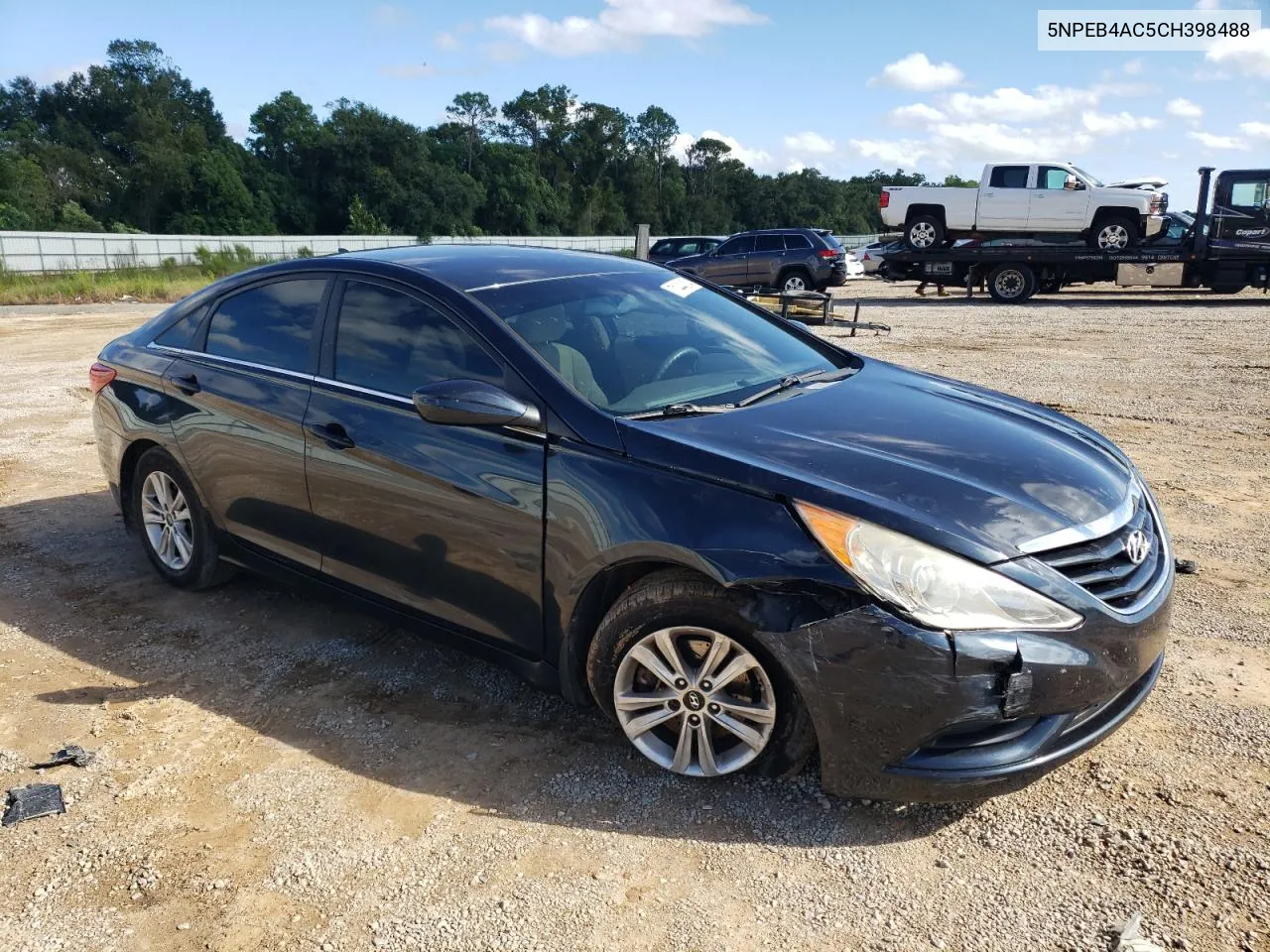 2012 Hyundai Sonata Gls VIN: 5NPEB4AC5CH398488 Lot: 71444214