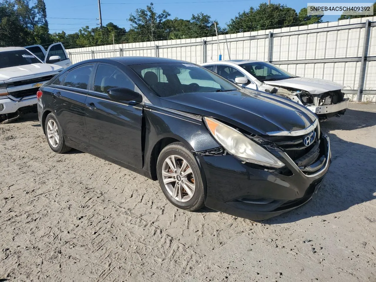 2012 Hyundai Sonata Gls VIN: 5NPEB4AC5CH409392 Lot: 71550634