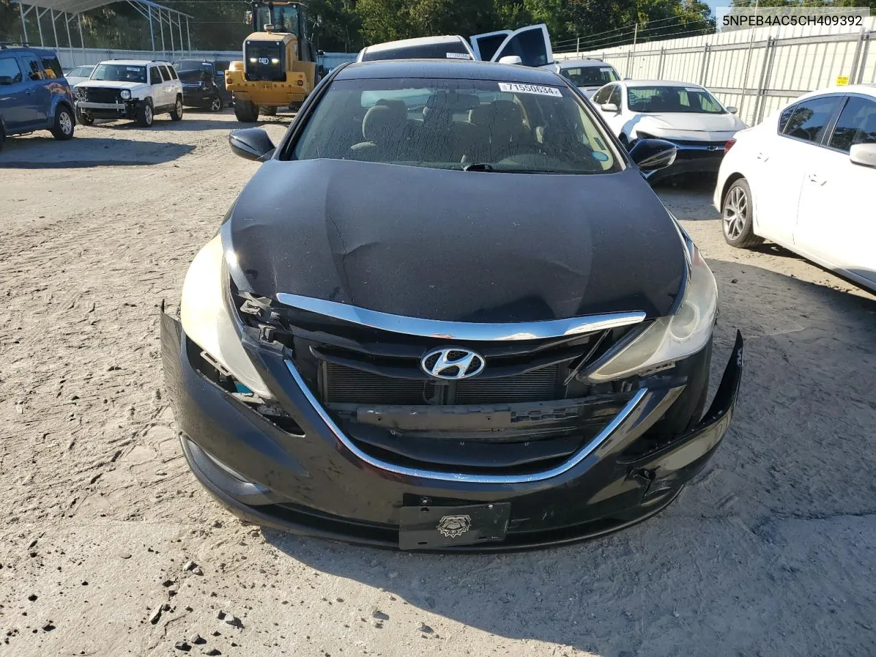 2012 Hyundai Sonata Gls VIN: 5NPEB4AC5CH409392 Lot: 71550634