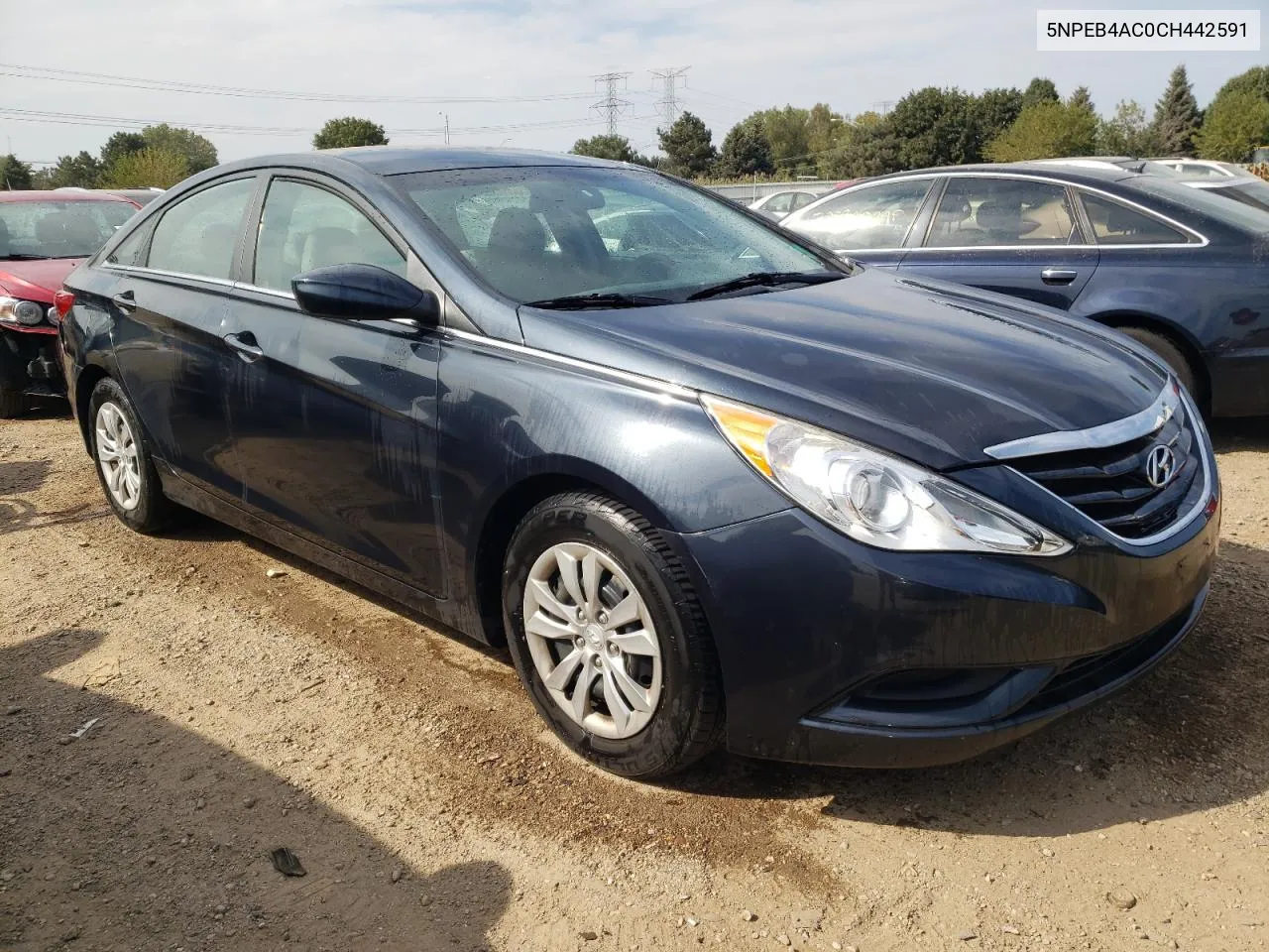 5NPEB4AC0CH442591 2012 Hyundai Sonata Gls