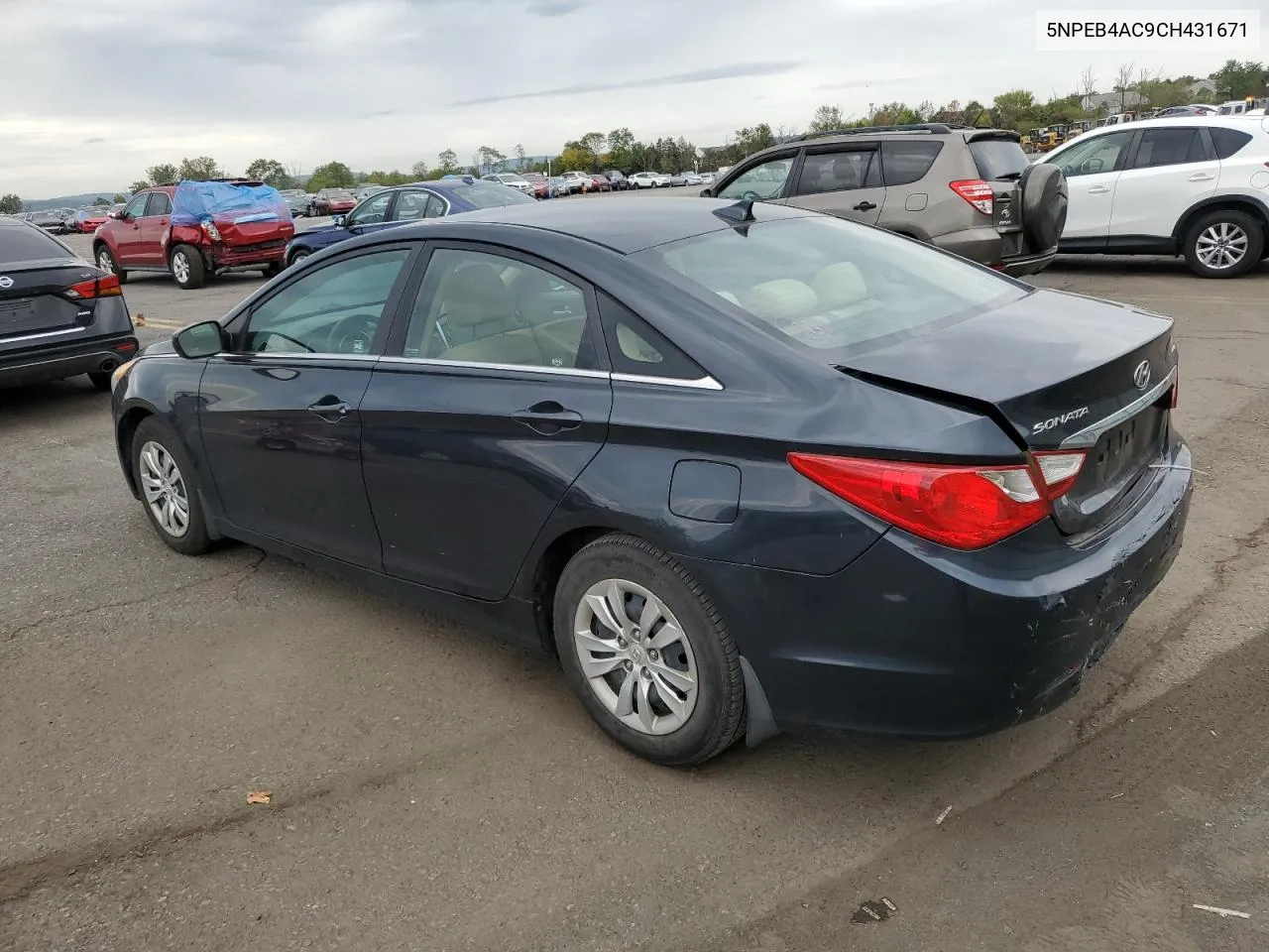 5NPEB4AC9CH431671 2012 Hyundai Sonata Gls