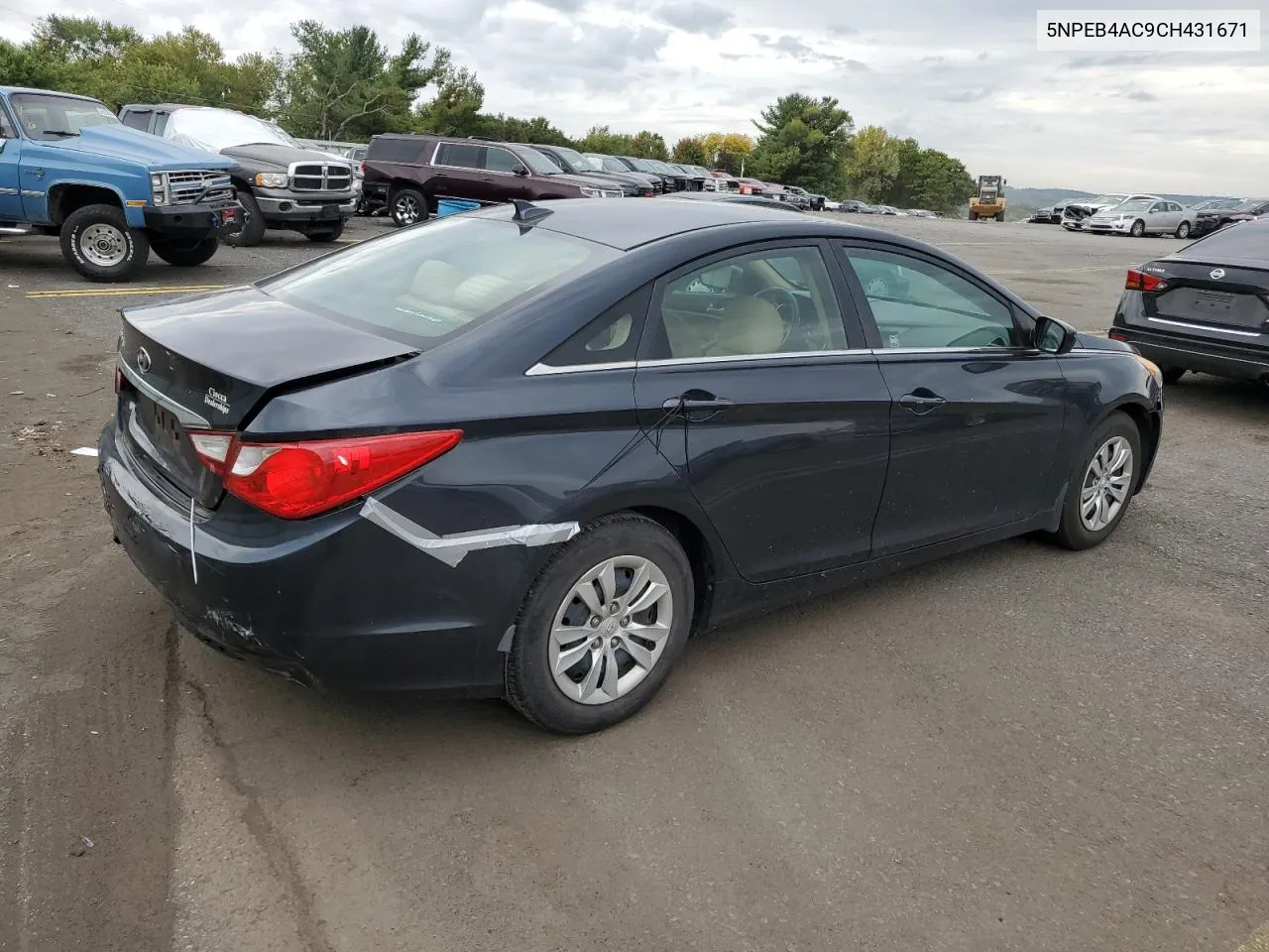 5NPEB4AC9CH431671 2012 Hyundai Sonata Gls