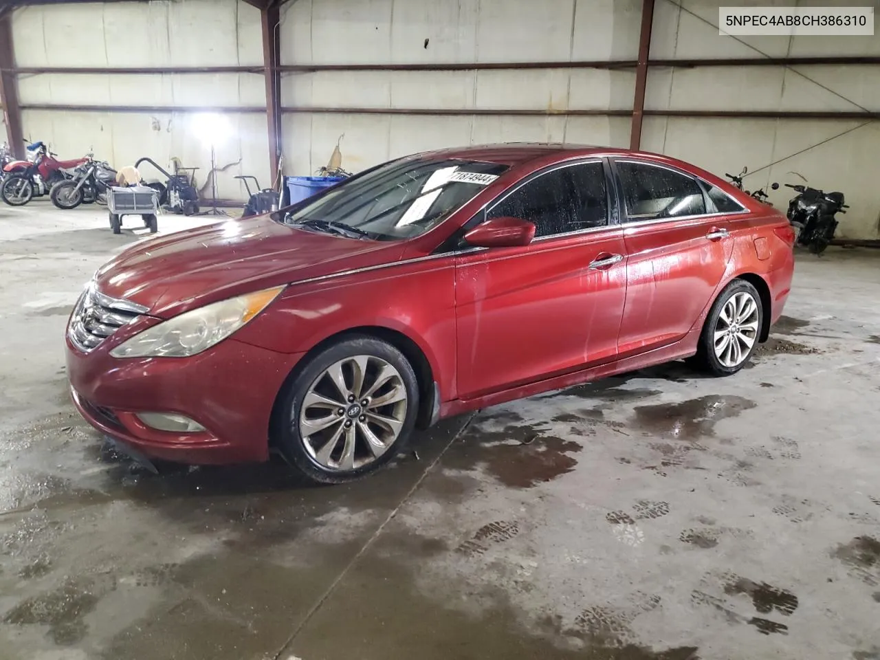 2012 Hyundai Sonata Se VIN: 5NPEC4AB8CH386310 Lot: 71874944