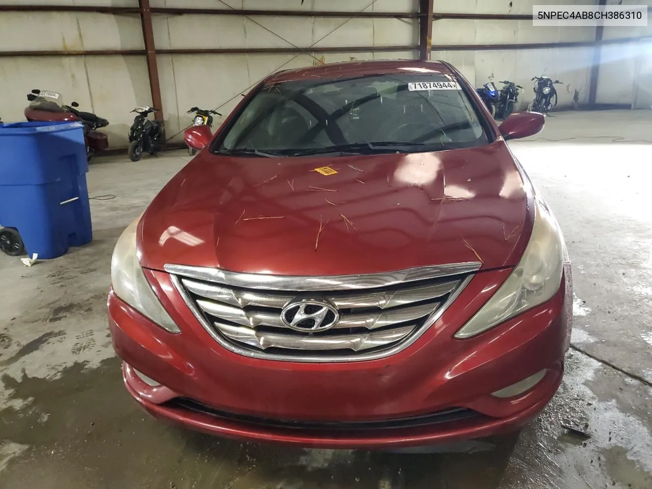 2012 Hyundai Sonata Se VIN: 5NPEC4AB8CH386310 Lot: 71874944