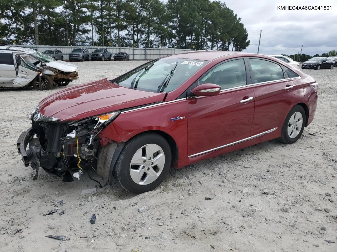 2012 Hyundai Sonata Hybrid VIN: KMHEC4A46CA041801 Lot: 71877054