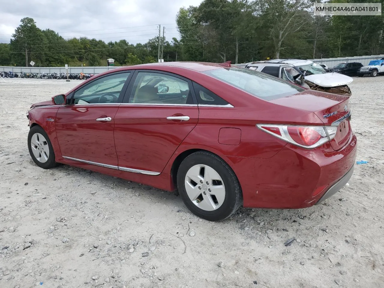 2012 Hyundai Sonata Hybrid VIN: KMHEC4A46CA041801 Lot: 71877054