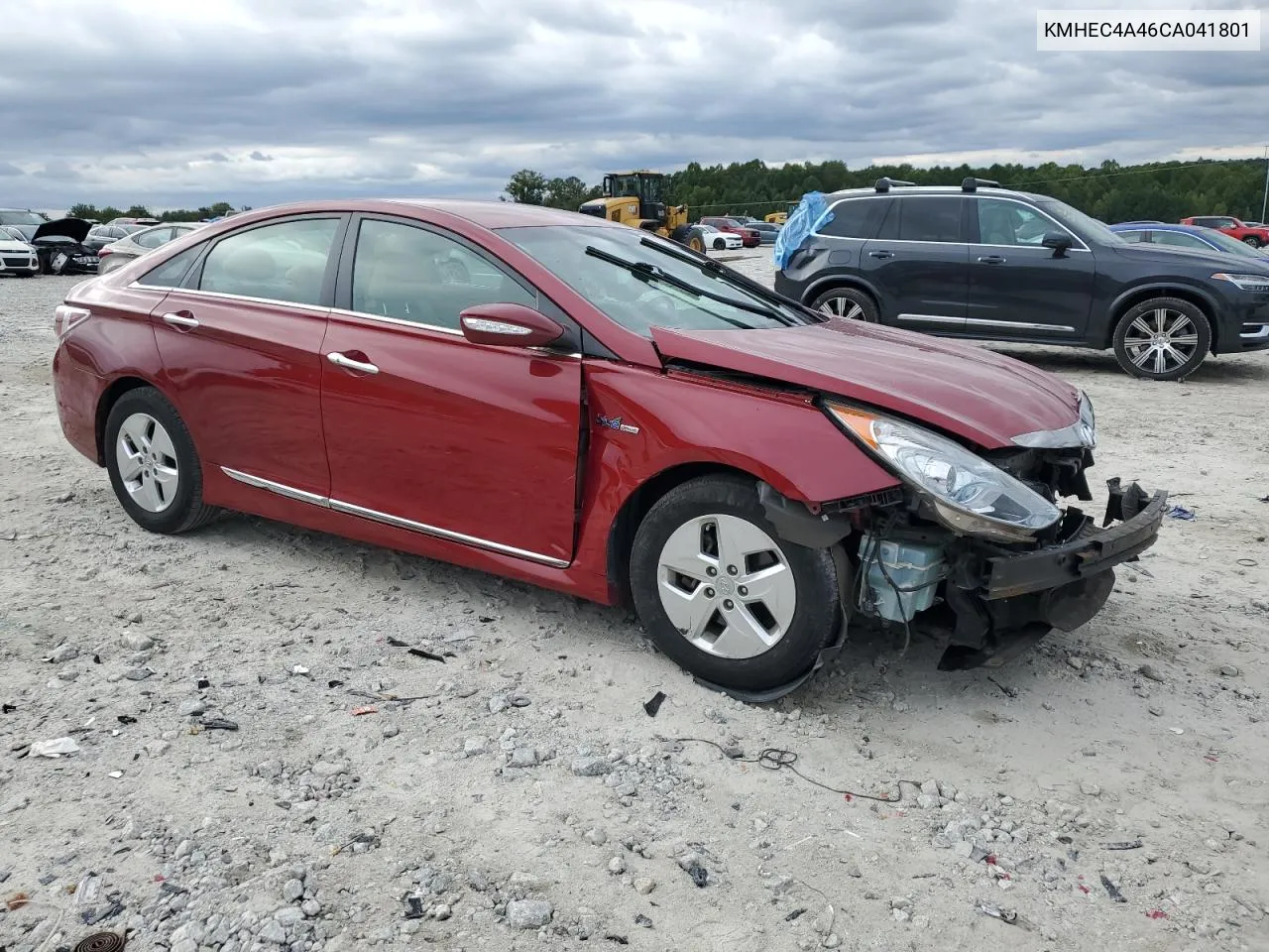 2012 Hyundai Sonata Hybrid VIN: KMHEC4A46CA041801 Lot: 71877054