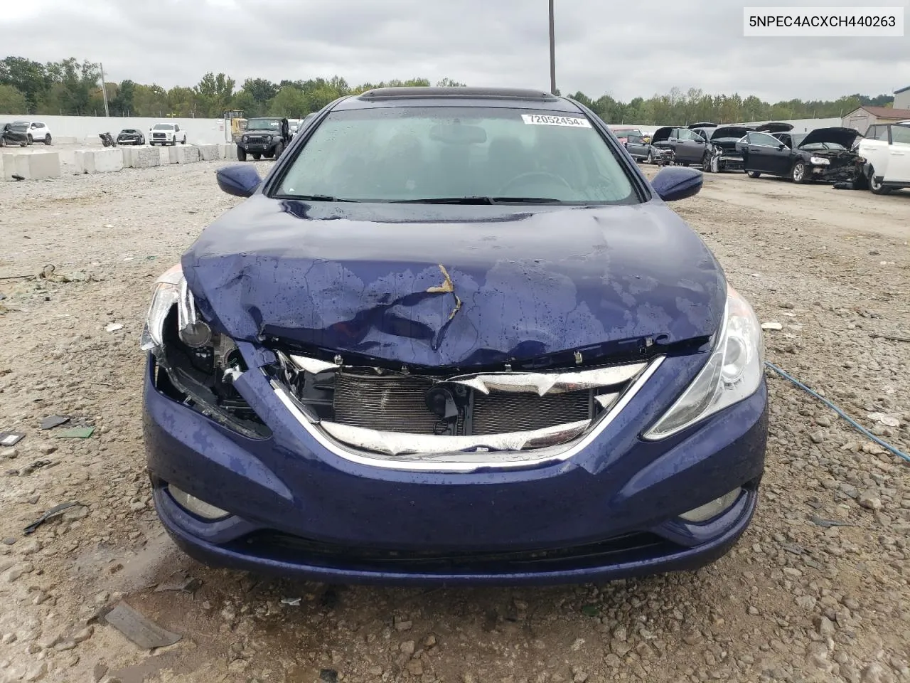 2012 Hyundai Sonata Se VIN: 5NPEC4ACXCH440263 Lot: 72052454