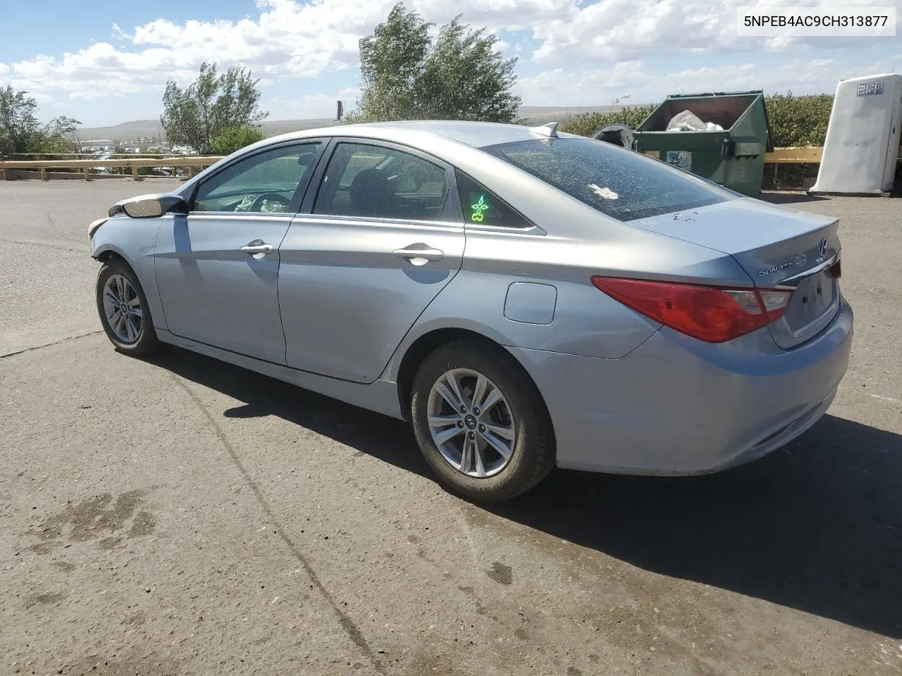 2012 Hyundai Sonata Gls VIN: 5NPEB4AC9CH313877 Lot: 72352794