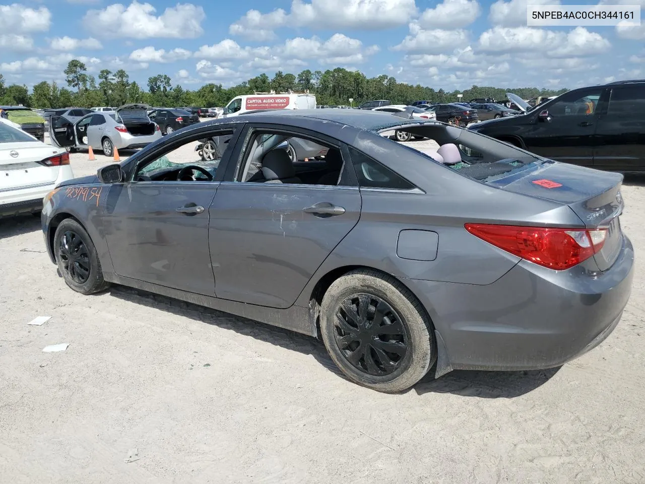 2012 Hyundai Sonata Gls VIN: 5NPEB4AC0CH344161 Lot: 72379154