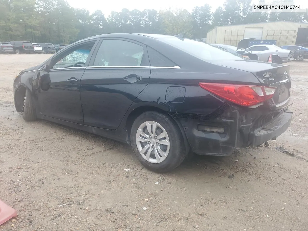 2012 Hyundai Sonata Gls VIN: 5NPEB4AC4CH407441 Lot: 72578194