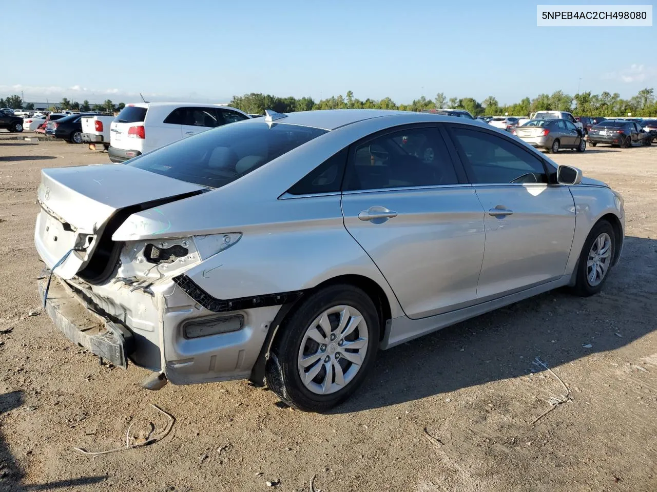 2012 Hyundai Sonata Gls VIN: 5NPEB4AC2CH498080 Lot: 72746914