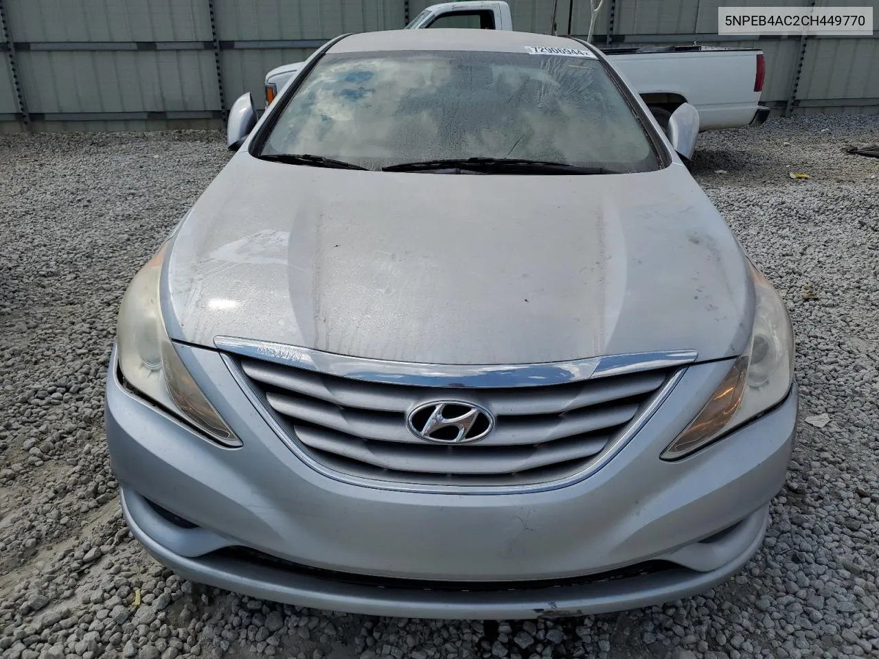 2012 Hyundai Sonata Gls VIN: 5NPEB4AC2CH449770 Lot: 72906944