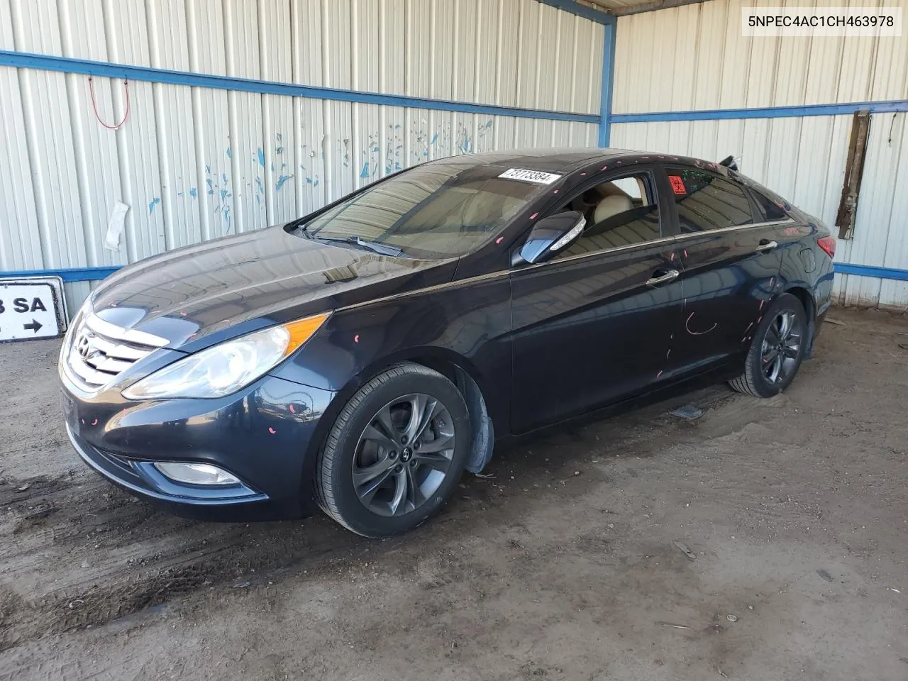 2012 Hyundai Sonata Se VIN: 5NPEC4AC1CH463978 Lot: 73773384