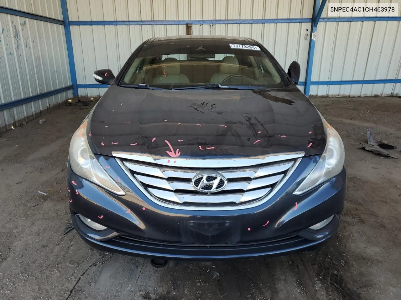 2012 Hyundai Sonata Se VIN: 5NPEC4AC1CH463978 Lot: 73773384