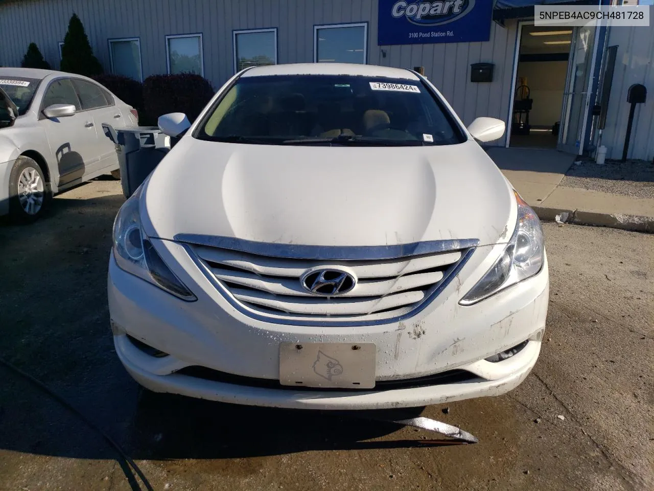 2012 Hyundai Sonata Gls VIN: 5NPEB4AC9CH481728 Lot: 73986424