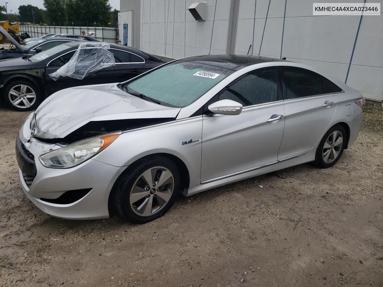 2012 Hyundai Sonata Hybrid VIN: KMHEC4A4XCA023446 Lot: 74280594