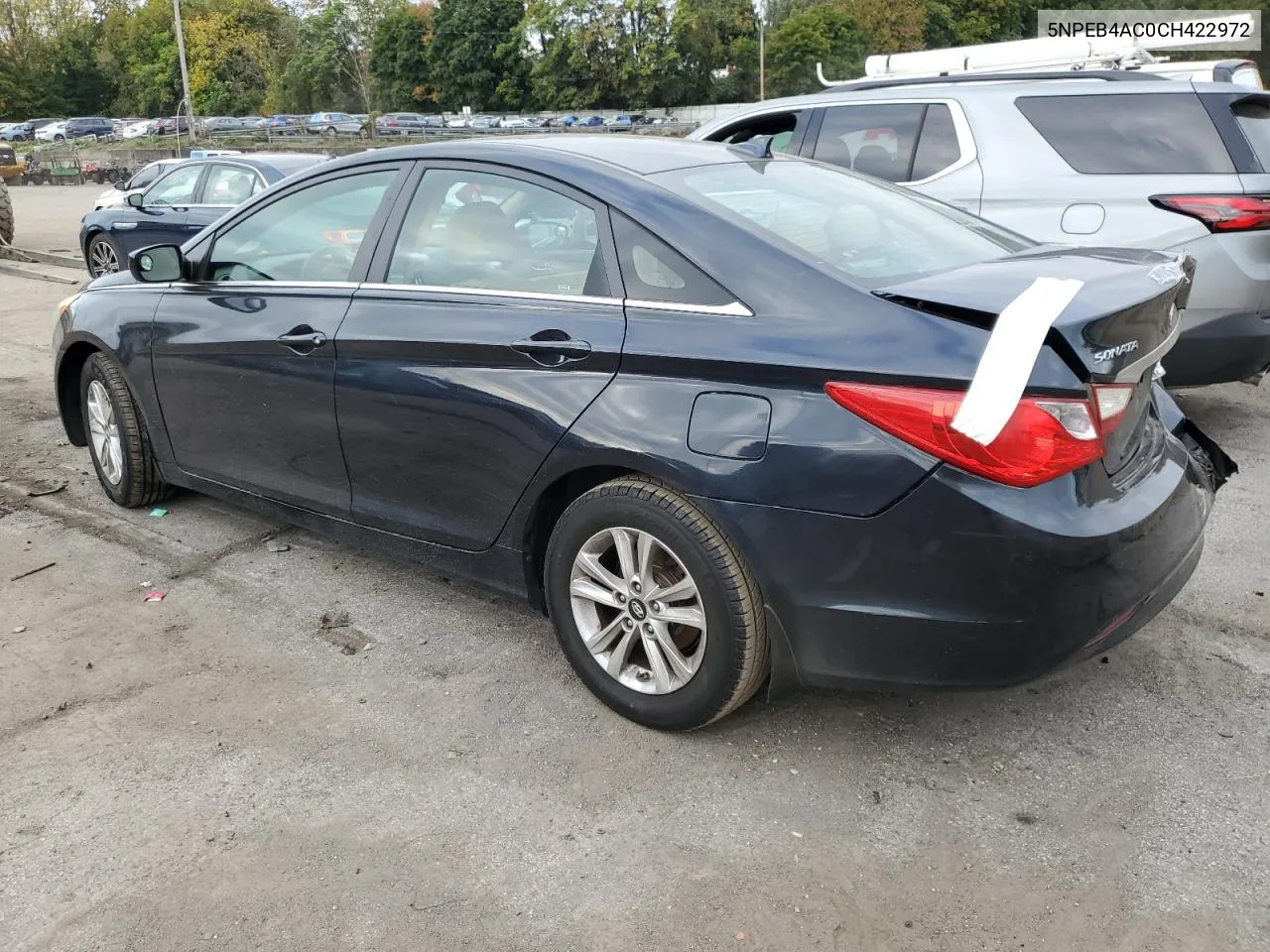 2012 Hyundai Sonata Gls VIN: 5NPEB4AC0CH422972 Lot: 74300414