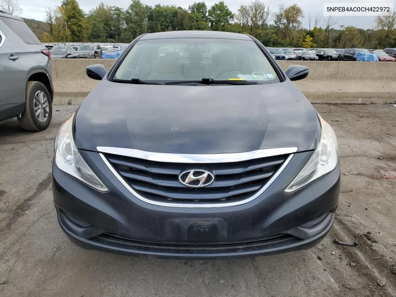 2012 Hyundai Sonata Gls VIN: 5NPEB4AC0CH422972 Lot: 74300414