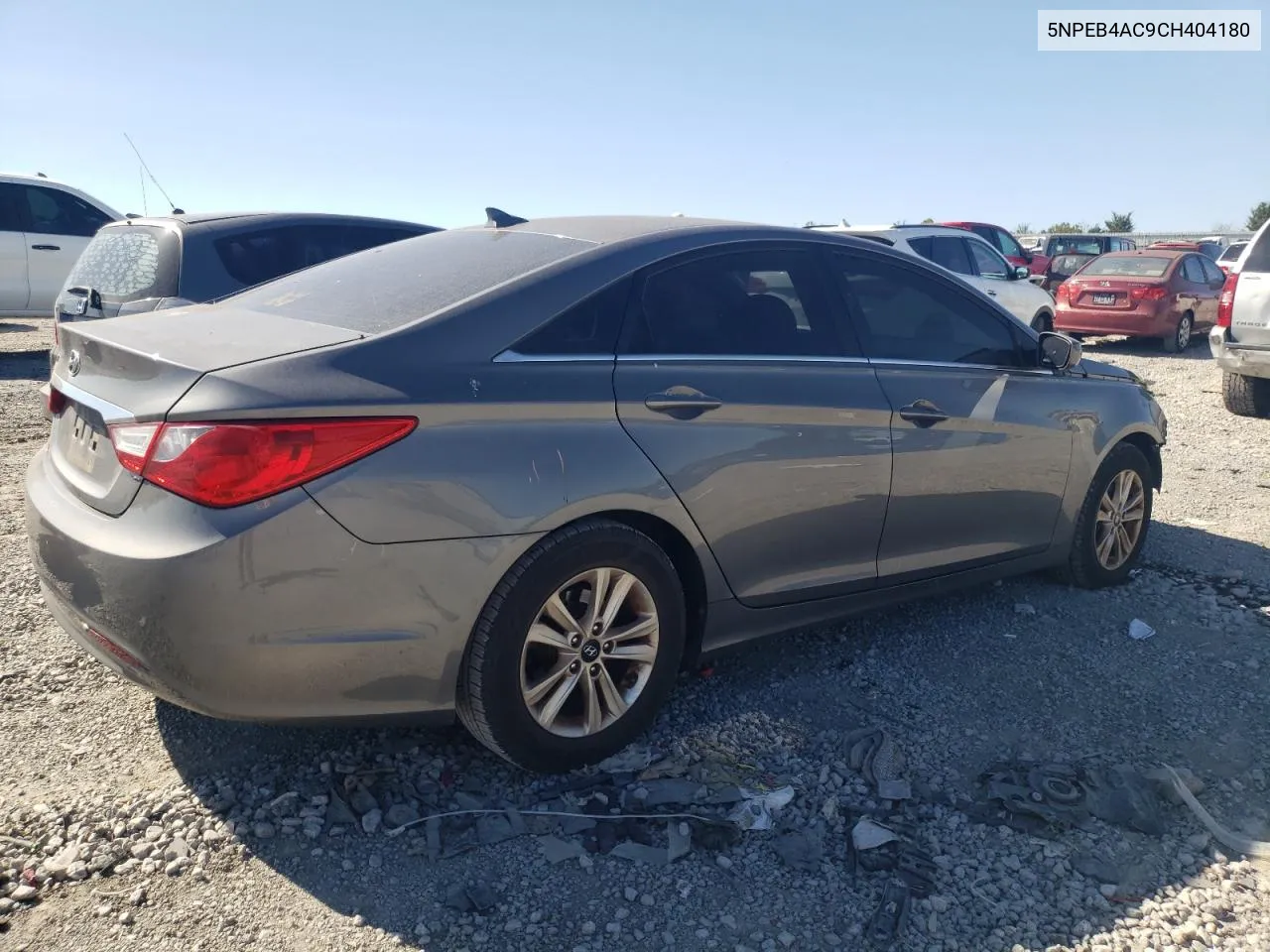 2012 Hyundai Sonata Gls VIN: 5NPEB4AC9CH404180 Lot: 74300834