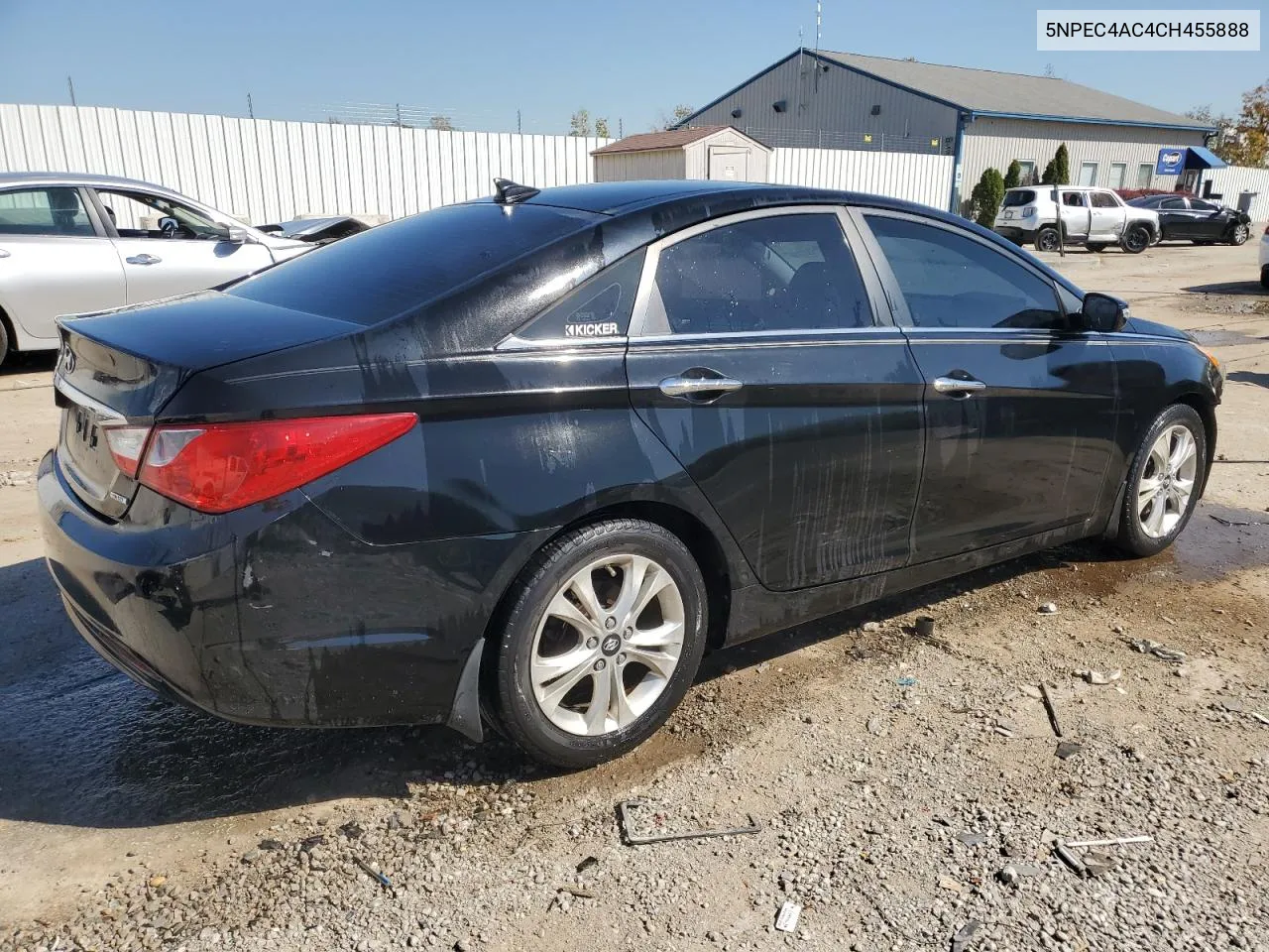 2012 Hyundai Sonata Se VIN: 5NPEC4AC4CH455888 Lot: 74344374