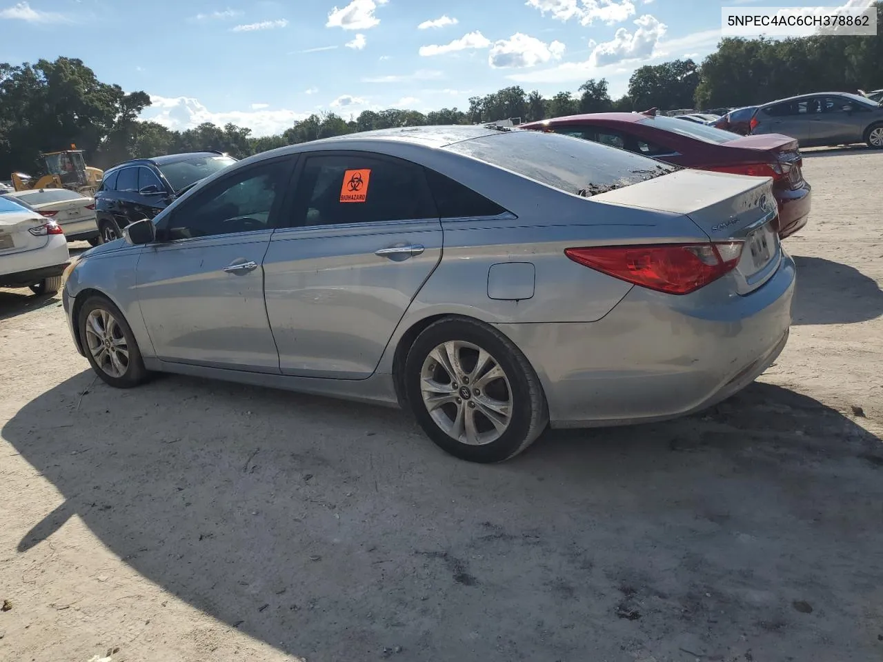 2012 Hyundai Sonata Se VIN: 5NPEC4AC6CH378862 Lot: 74450314